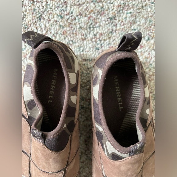 Merrell Size 8 US Women Mosaic Chocolate / Camo Brown Slip on Shoes - Picture 2 of 9